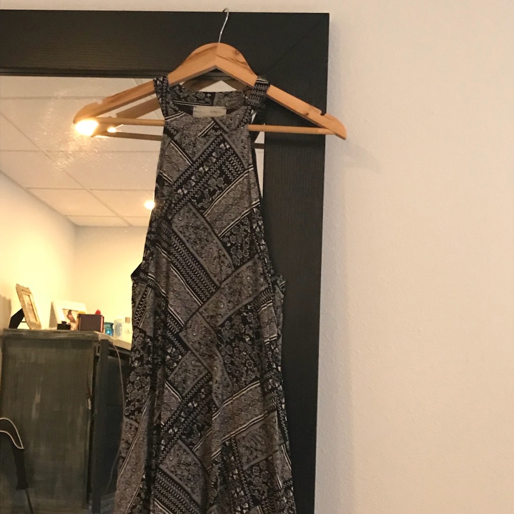 Mixed pattern dress